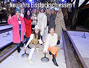 Neujahrs-Eisstockschießen am Paulaner am Nockherberg in München am 6. Januar 2023 Foto: BrauerPhotos / A.Schulze